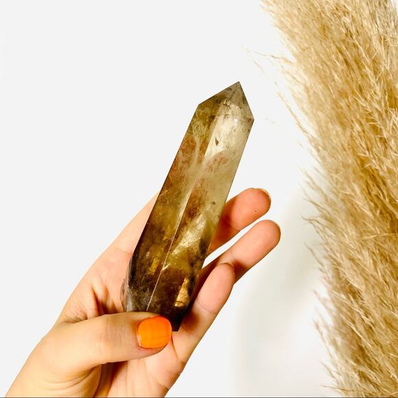 Citrine Polished Genuine 4.5” Crystal Point Boho Gypsy Meditation Yoga Gemstone - Picture 6 of 6